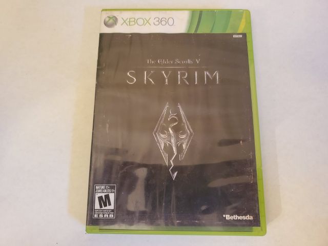 Microsoft Xbox 360 Skyrim The Elder Scrolls V video game