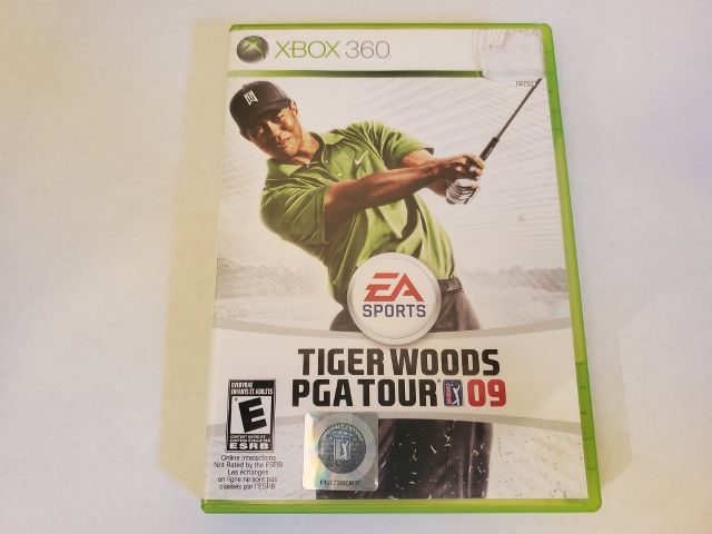 Microsoft Xbox 360 Tiger Woods PGA Tour 09 video game