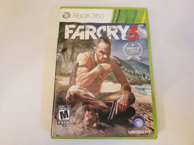 Microsoft Xbox 360 Farcry 3 video game