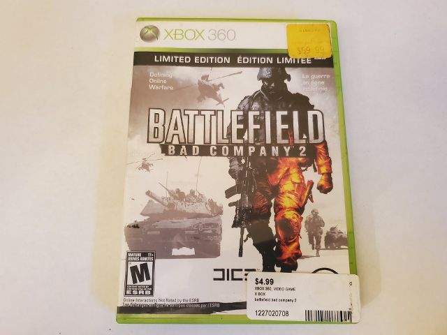 Microsoft Xbox 360 Battlefield Bad Company 2 Limited Edition video game