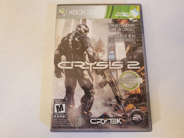 Microsoft Xbox 360 Crysis 2 Platinum Hits video game