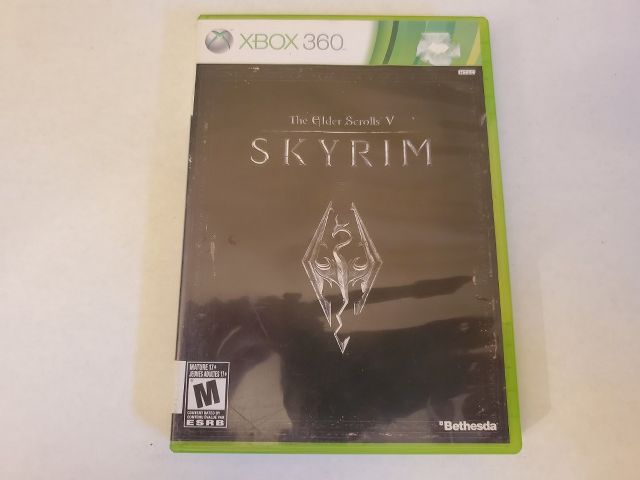 Microsoft Xbox 360 Skyrim The Elder Scrolls V video game