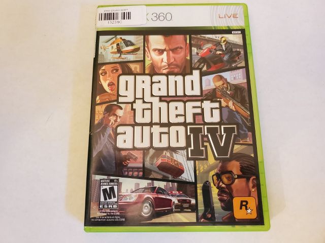 Microsoft Xbox 360 Grand Theft Auto IV video game