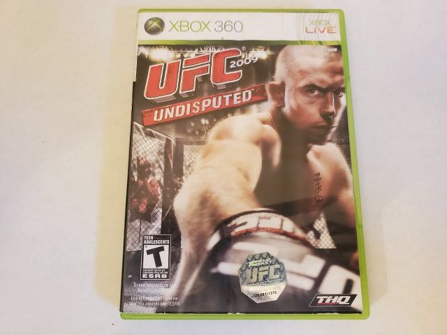 Microsoft Xbox 360 UFC 2009 Undisputed video game