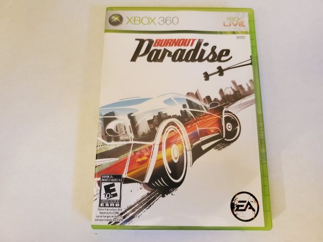 Microsoft Xbox 360 Burnout Paradise video game