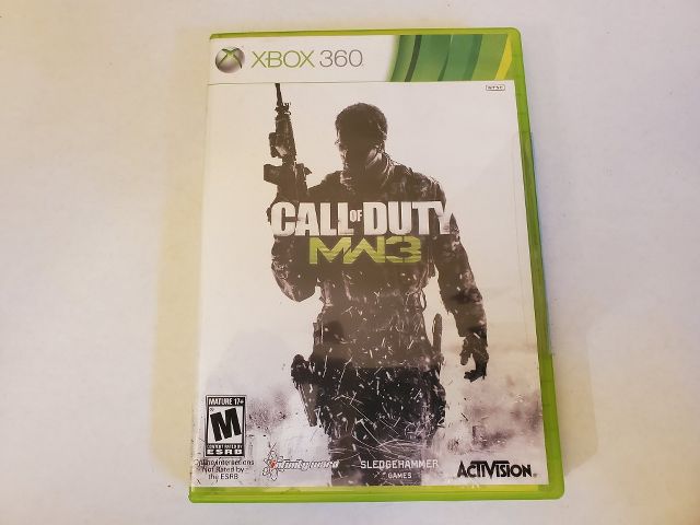Microsoft Xbox 360 Call of Duty MW3 video game