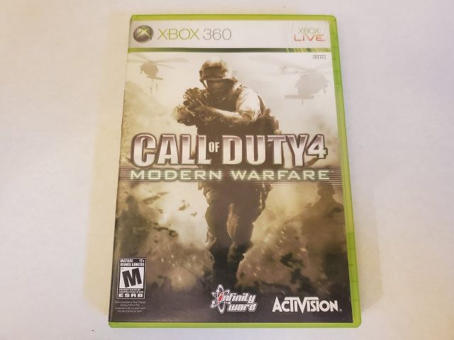 Microsoft Xbox 360 Call of Duty 4  Modern Warfare video game