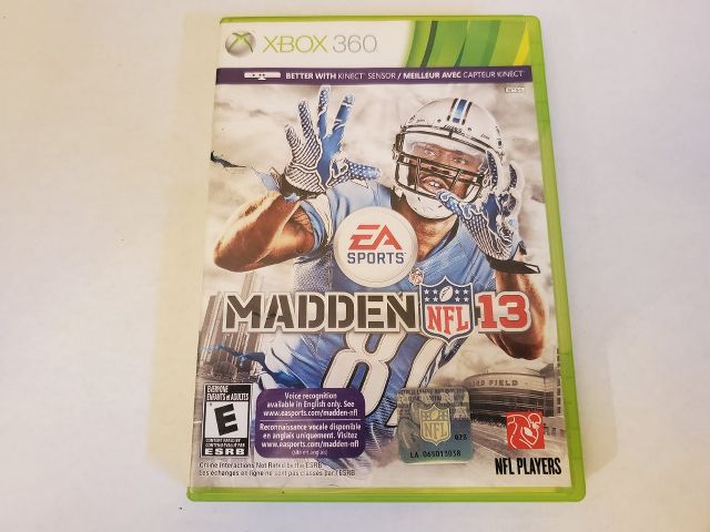 Microsoft Xbox 360 Madden 13 video game
