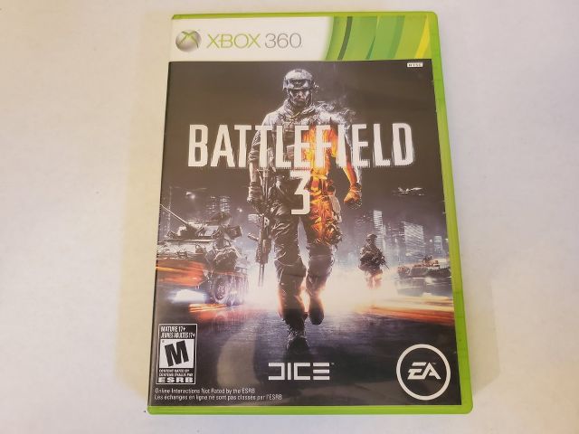 Microsoft Xbox 360 Battlefield 3 video game