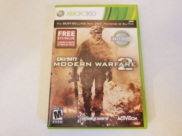 Microsoft Xbox 360 Call of Duty Modern Warfare 2 video game