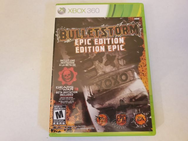 Microsoft Xbox 360 Bulletstorm Epic Edition video game
