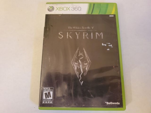 Microsoft Xbox 360 Skyrim The Elder Scrolls V video game