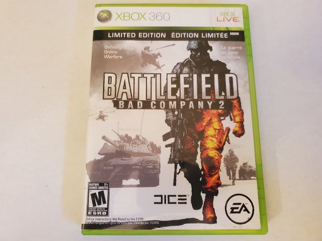 Microsoft Xbox 360 Battlefield Bad Company 2 Limited Edition video game