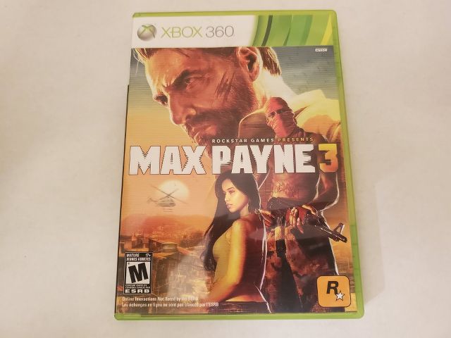 Microsoft Xbox 360 Max Payne 3 video game