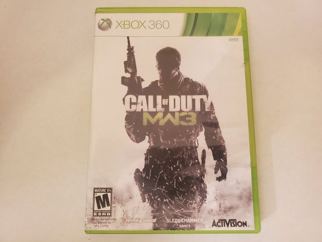Microsoft Xbox 360 Call of Duty MW3 video game