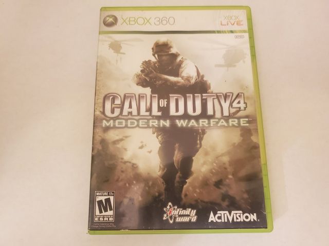 Microsoft Xbox 360 Call of Duty 4  Modern Warfare video game