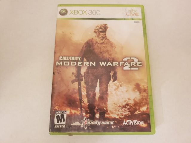 Microsoft Xbox 360 Call of Duty Modern Warfare 2 video game