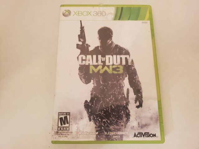 Microsoft Xbox 360 Call of Duty MW3 video game