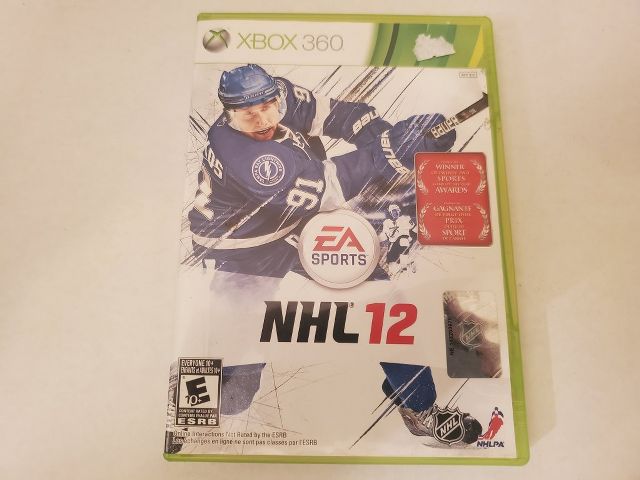 Microsoft Xbox 360 NHL 12 video game