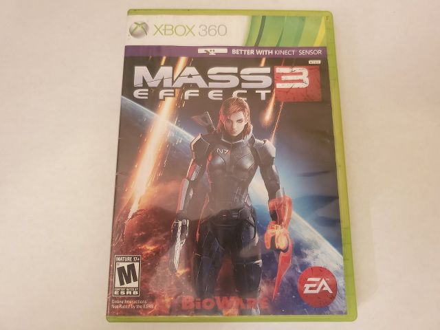Microsoft Xbox 360 Mass Effect 3 video game
