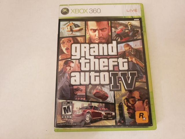 Microsoft Xbox 360 Grand Theft Auto IV video game