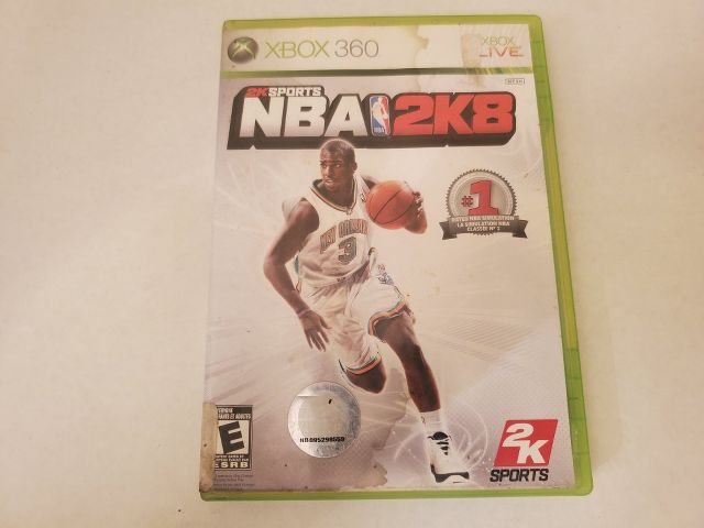 Microsoft Xbox 360 NBA 2K8 video game