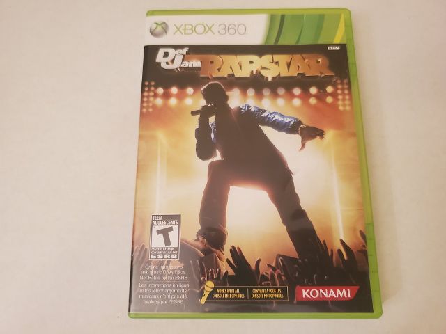 Microsoft Xbox 360 Def Jam Rapstar video game