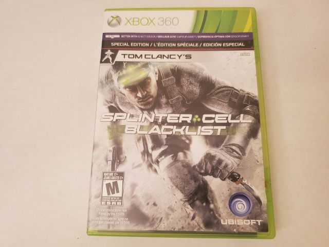 Microsoft Xbox 360 Splinter Cell Blacklist Special Edition video game