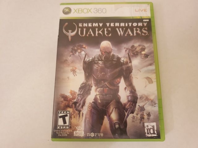 Microsoft Xbox 360 Enemy Territory Quake Wars video game