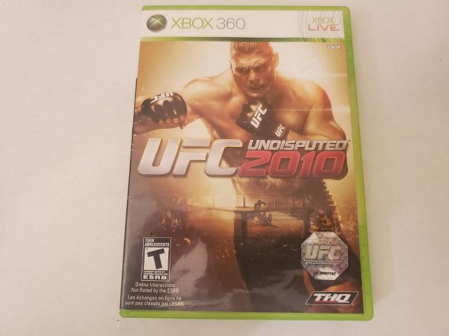 Microsoft Xbox 360 UFC 2010 Undisputed video game
