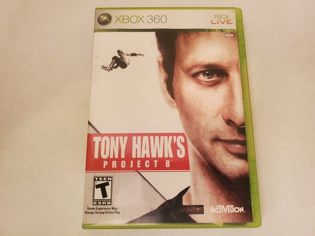 Microsoft Xbox 360 Tony Hawk's Project 8 video game