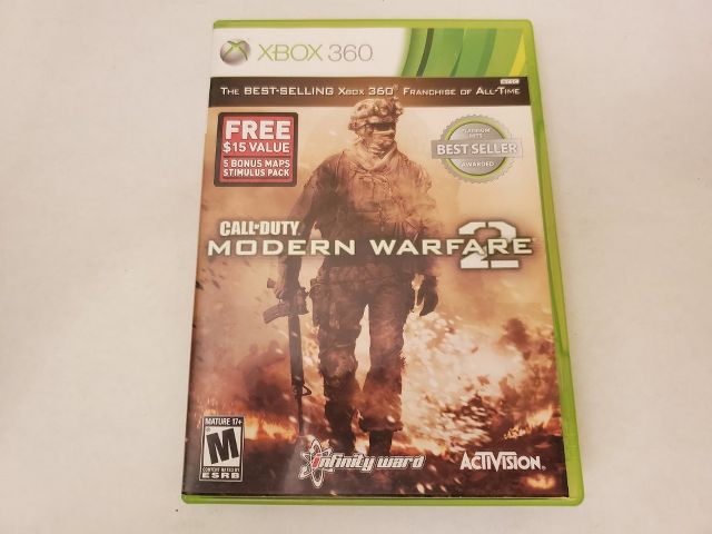 Microsoft Xbox 360 Call of Duty Modern Warfare 2 video game
