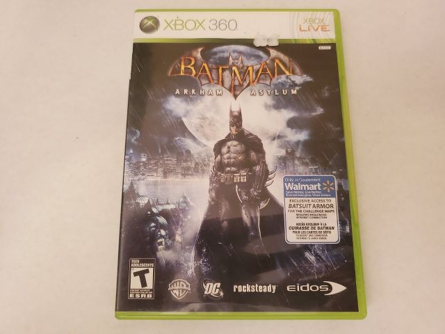 Microsoft Xbox 360 Batman Arkham Asylum video game