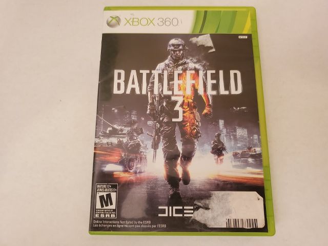 Microsoft Xbox 360 Battlefield 3 video game