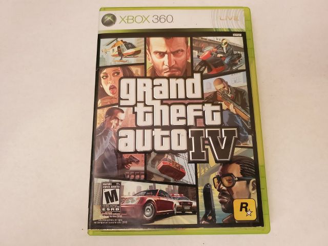 Microsoft Xbox 360 Grand Theft Auto IV video game