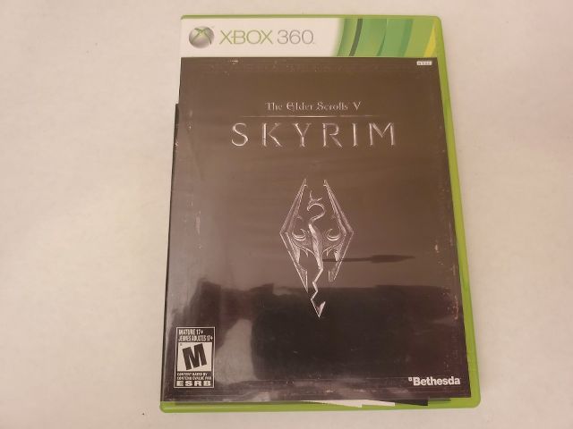 Microsoft Xbox 360 Skyrim The Elder Scrolls V video game