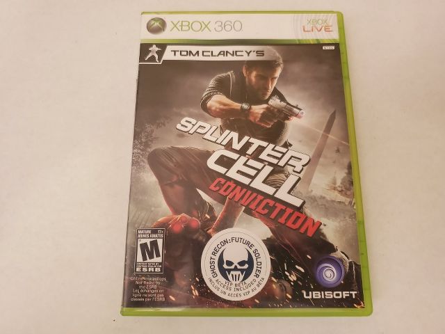 Microsoft Xbox 360 Splinter Cell Conviction video game