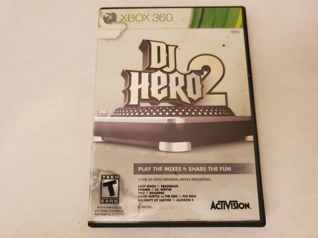 Microsoft Xbox 360 DJ Hero 2 video game