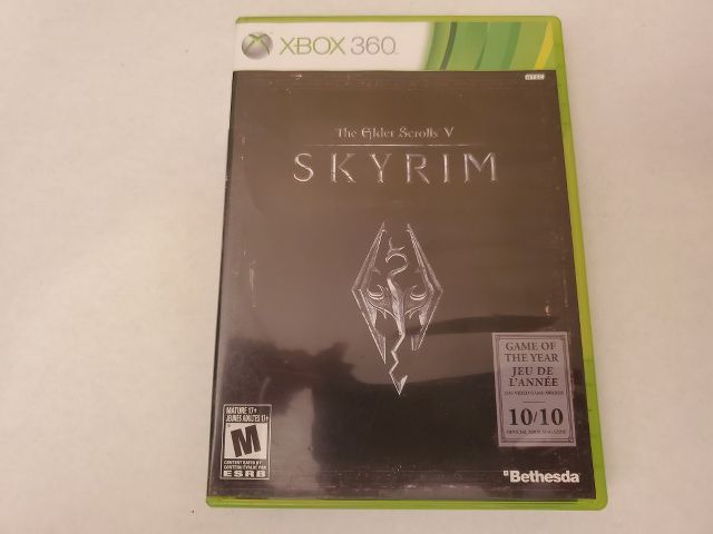 Microsoft Xbox 360 Skyrim The Elder Scrolls V video game