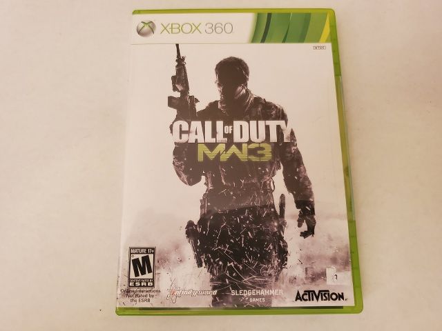 Microsoft Xbox 360 Call of Duty MW3 video game