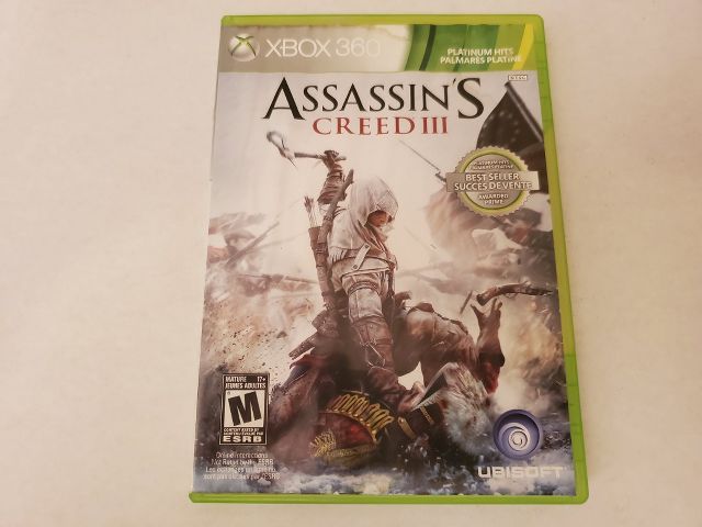 Microsoft Xbox 360 Assassin's Creed III Platinum Hits video game