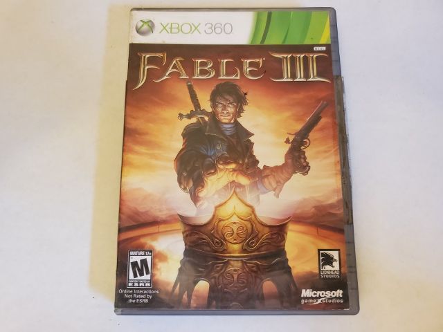 Microsoft Xbox 360 Fable III video game