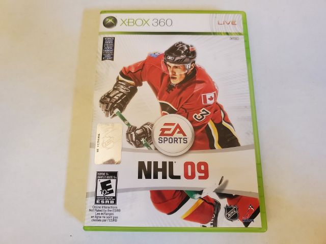 Microsoft Xbox 360 NHL 09 video game