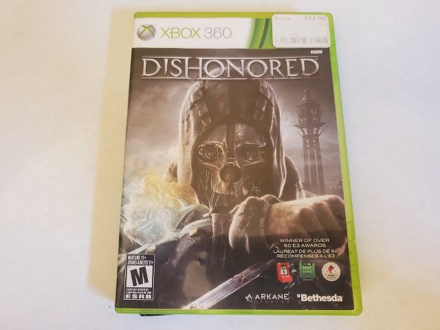 Microsoft Xbox 360 Dishonored video game