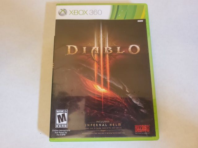 Microsoft Xbox 360 Diablo III video game