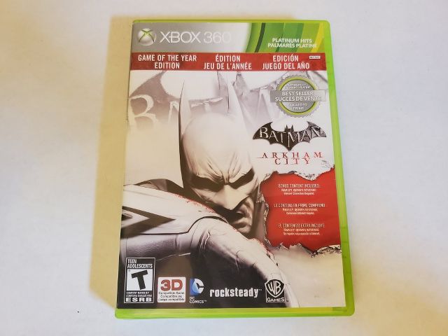 Microsoft Xbox 360 Batman Arkham City Game of the Year Edition Platinum Hits video game