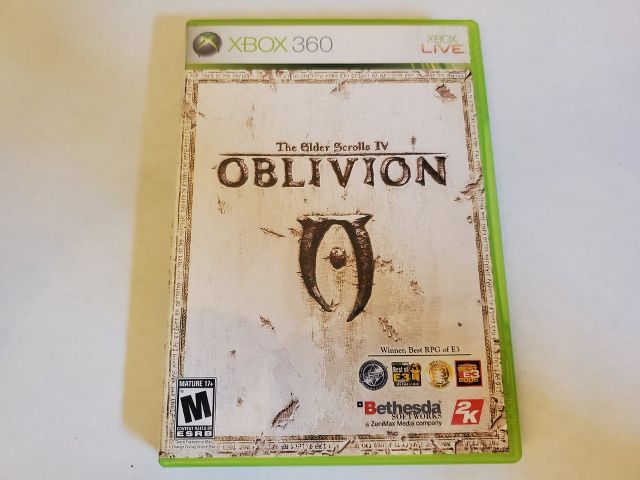 Microsoft Xbox 360 The Elder Scrolls IV Oblivion video game