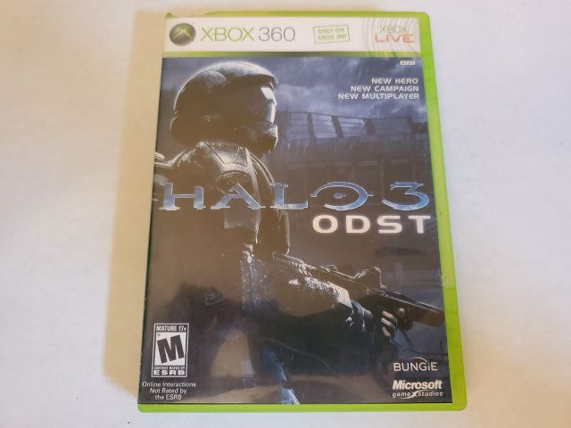 Microsoft Xbox 360 Halo 3 ODST video game