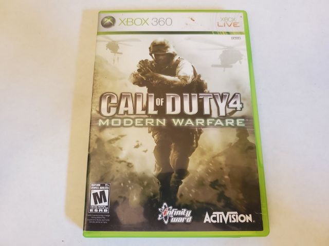 Microsoft Xbox 360 Call of Duty 4  Modern Warfare video game