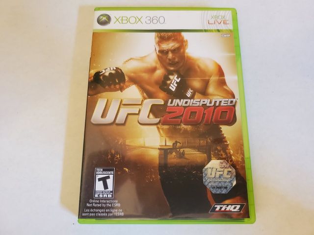 Microsoft Xbox 360 UFC 2010 Undisputed video game